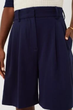 Staud Navy Long Luisa Shorts -Outfit And Shoe Sales Store QWKctZJfsP0PBPzz62pBofc21tK1qtUE 1