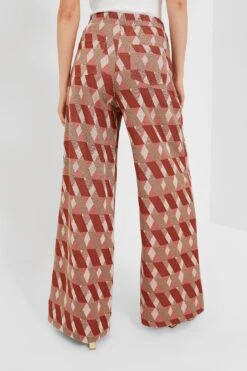Marella Rust Geometric Lurex Knit Trouser 9 Marella Rust Geometric Lurex Knit Trouser -Outfit And Shoe Sales Store QmLDystAV3XkafjGqExDBaKD1ZI4pagd 1
