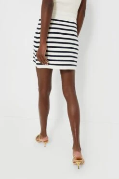 Navy & Cream Stripe Anna Knit Mini Skirt -Outfit And Shoe Sales Store Qr9lpZsSbNE3XAPAFmJZcuKcS8lenF0Y 1