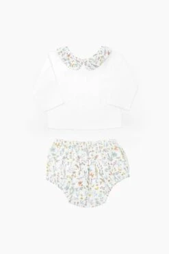 Double Button Blouse And Liberty Theo Bloomer Set