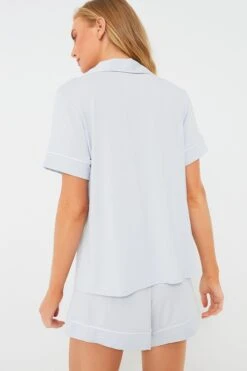 Eberjey Ice Blue Gisele Short PJ Set -Outfit And Shoe Sales Store RMeegQeDS0wsPJuccrC9eJvuwbhnuvy7 1