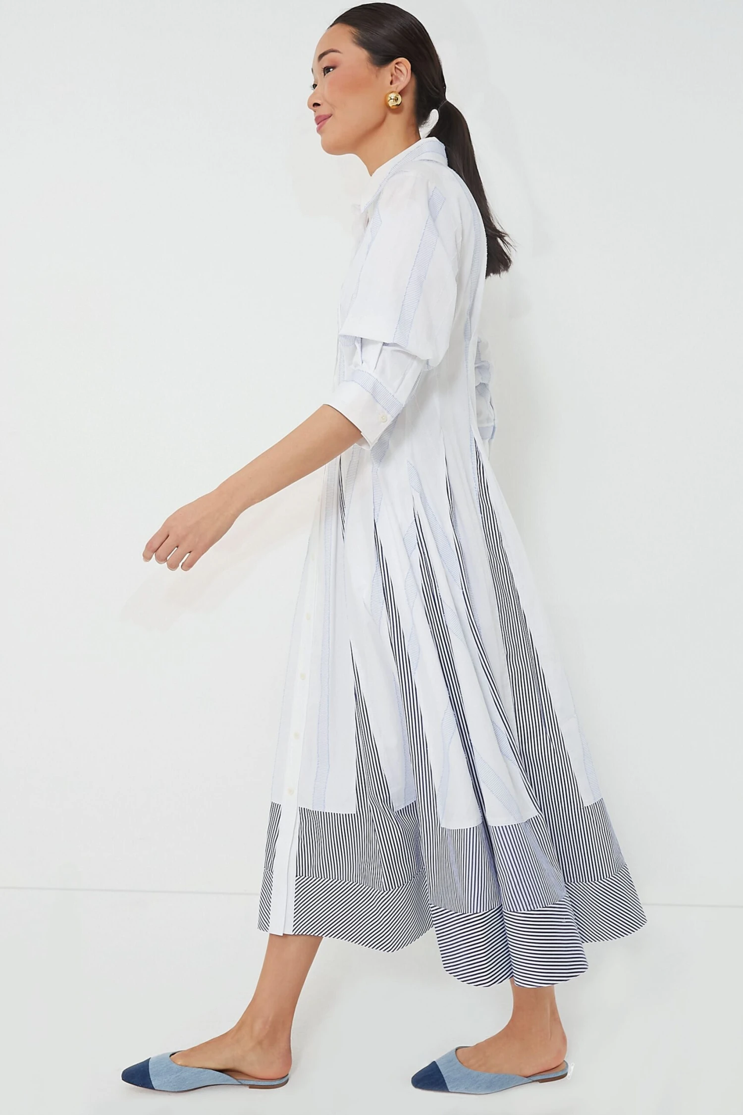 Stripe Multi Jazz Patchwork Dress 3 Stripe Multi Jazz Patchwork Dress - Image 3