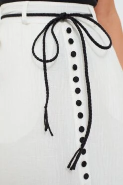 Alba Black Grace Silk Linen Midi Skirt -Outfit And Shoe Sales Store RV6pq4bRsyHuF1KOohfKkxMhiPpDMvBP 1