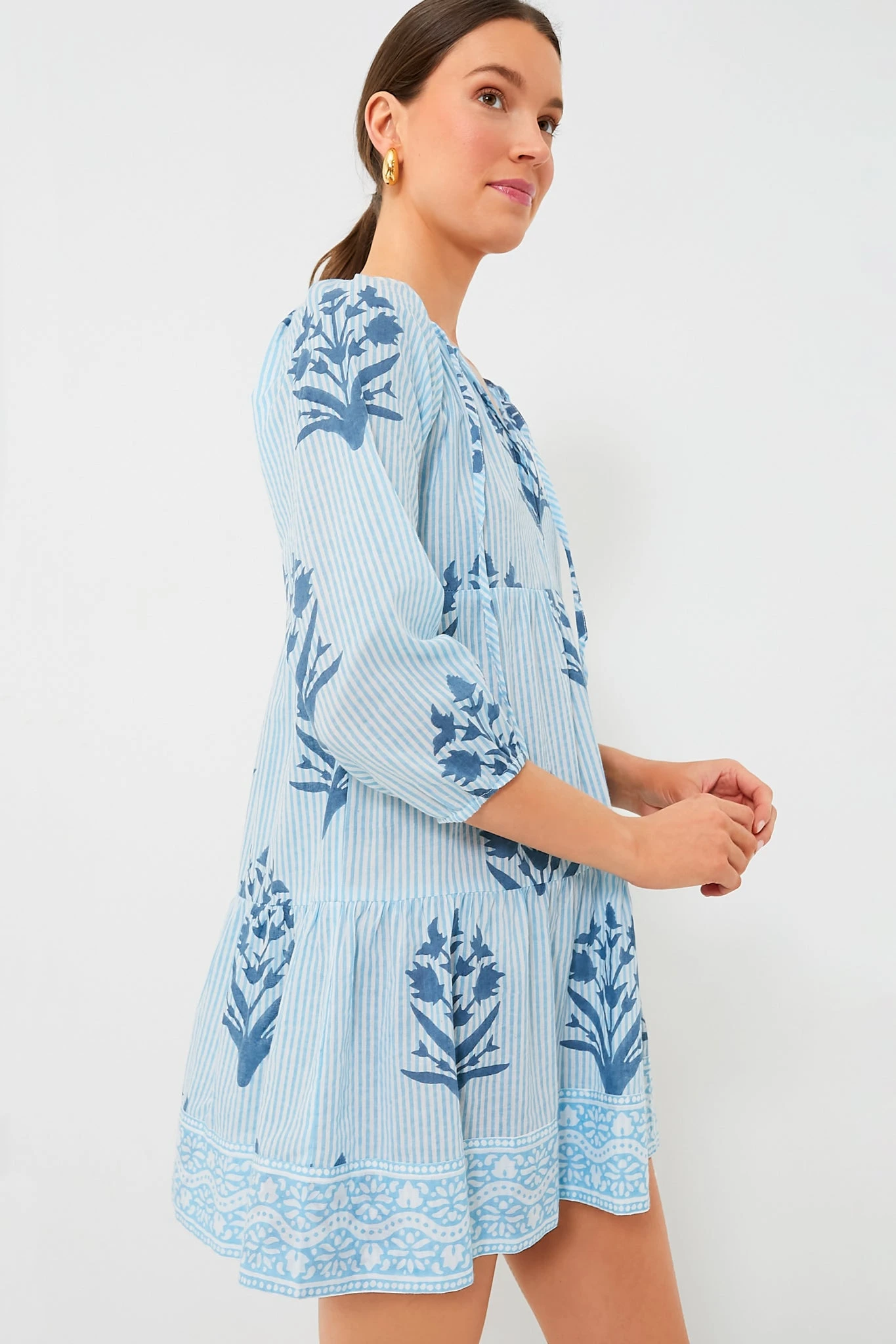 Classic Blue Priya Dress 3 Classic Blue Priya Dress - Image 3