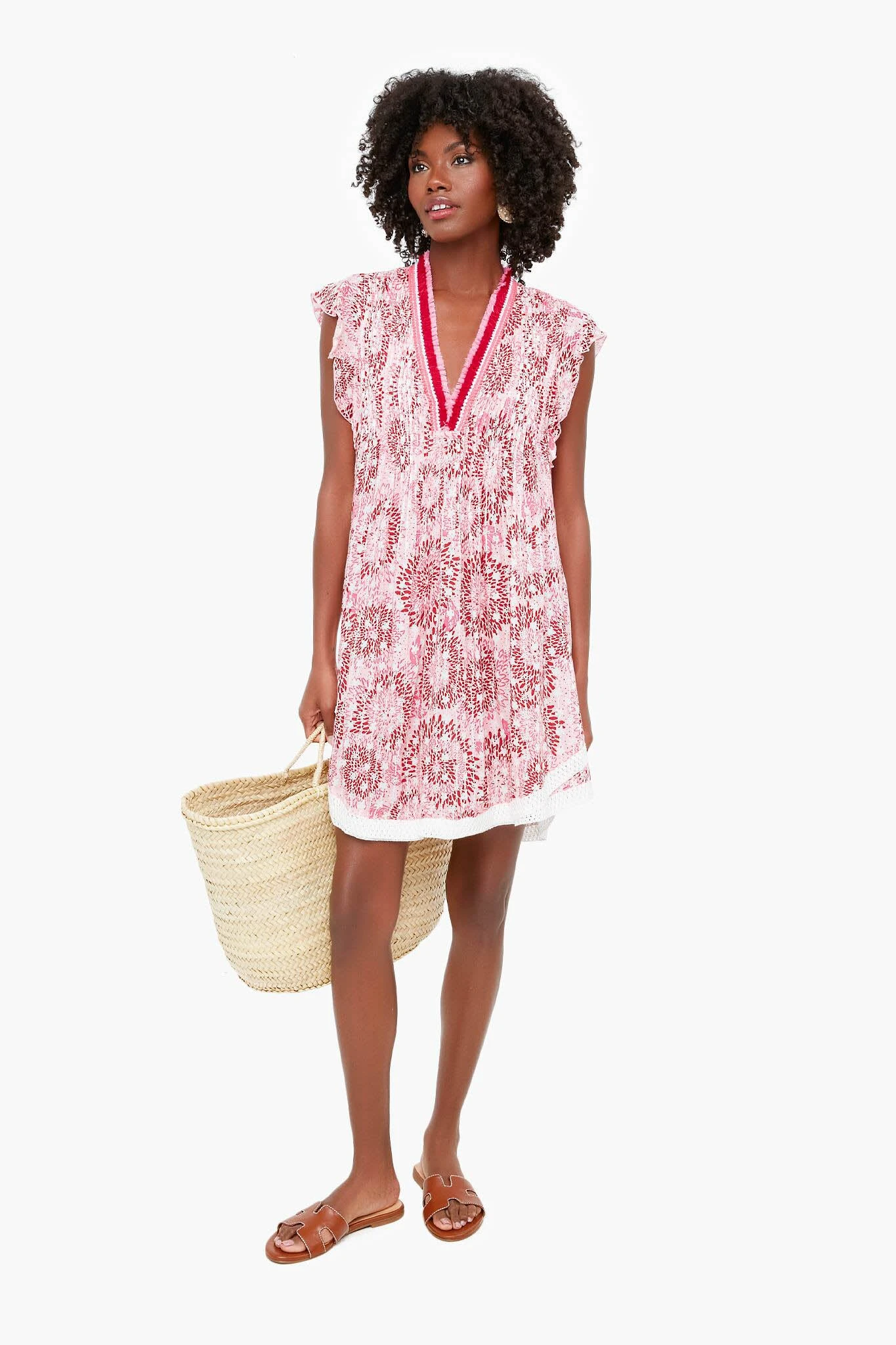 Pink Sunflower Sasha Mini Dress 1 Pink Sunflower Sasha Mini Dress