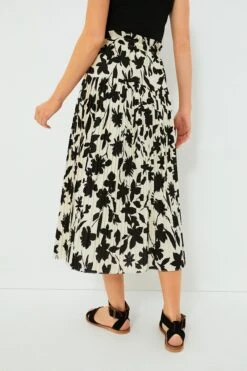 Exclusive Ivory Floral Midi Skirt -Outfit And Shoe Sales Store Rd0iOxL68FkFS3FiTvfKTNNCuKnF1O5s 1