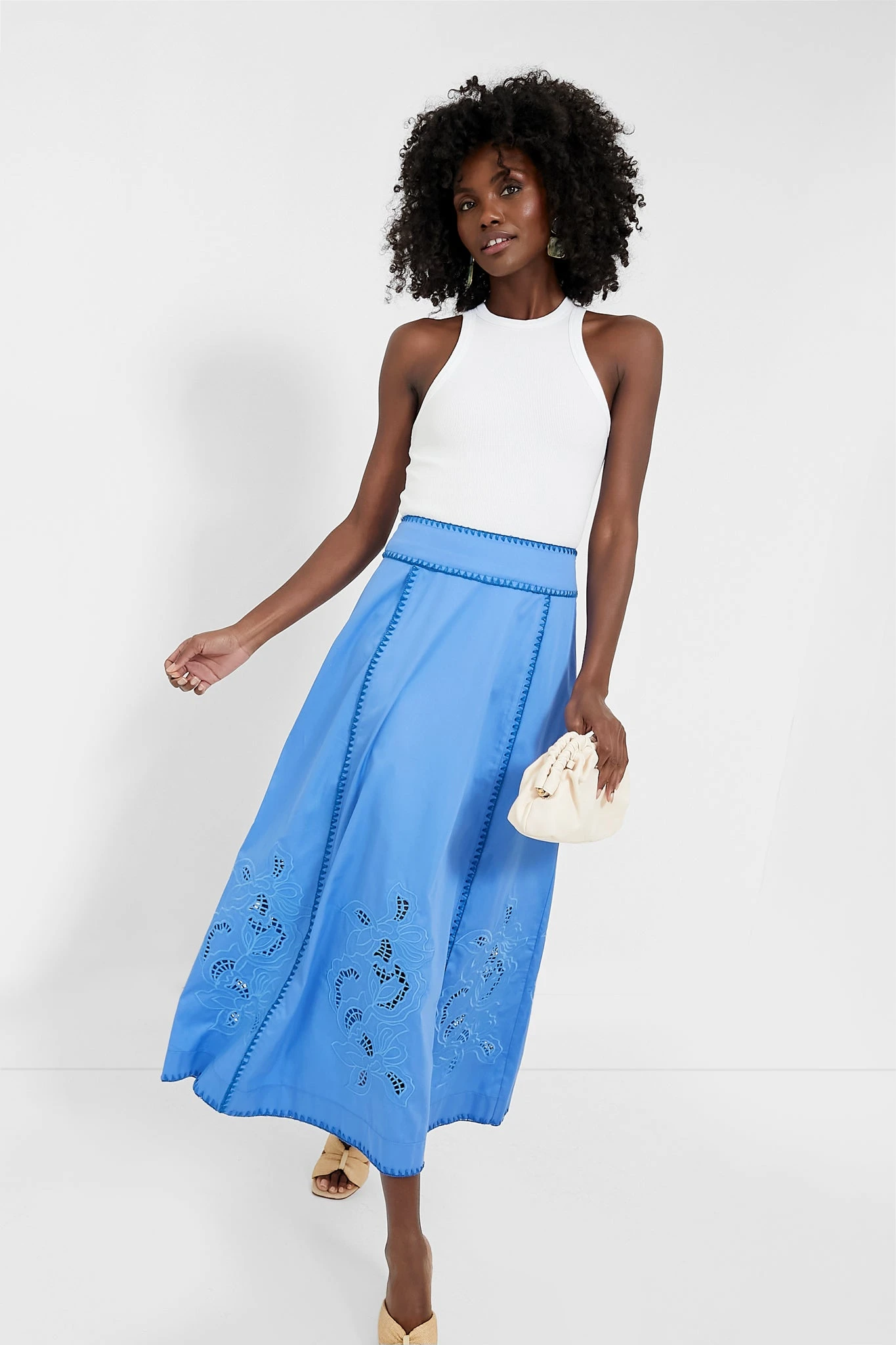 Blue Rosalie Skirt 2 Blue Rosalie Skirt - Image 2