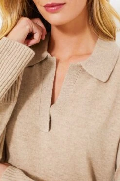 Stone Cashmere Ally Polo Pullover -Outfit And Shoe Sales Store S4isKG1eF18XZzc9lKraa2G098lCCYZM 1