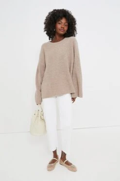 Vanessa Bruno Beige Claude Sweater -Outfit And Shoe Sales Store SDURewMMiuKxQwmlZOrmoGAfcsgCyslZ 1