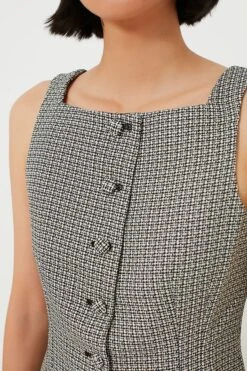 Black Tweed Amira Top -Outfit And Shoe Sales Store SLhMv4dP7U6PC5KCwY4oE8dOZj5cBpGI 1