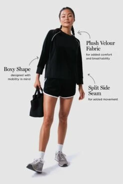 Black Velour Maggie Pullover 9 Black Velour Maggie Pullover -Outfit And Shoe Sales Store SPjfTWMXfZtqdowR8pzOV4XPDRDJMJty 1