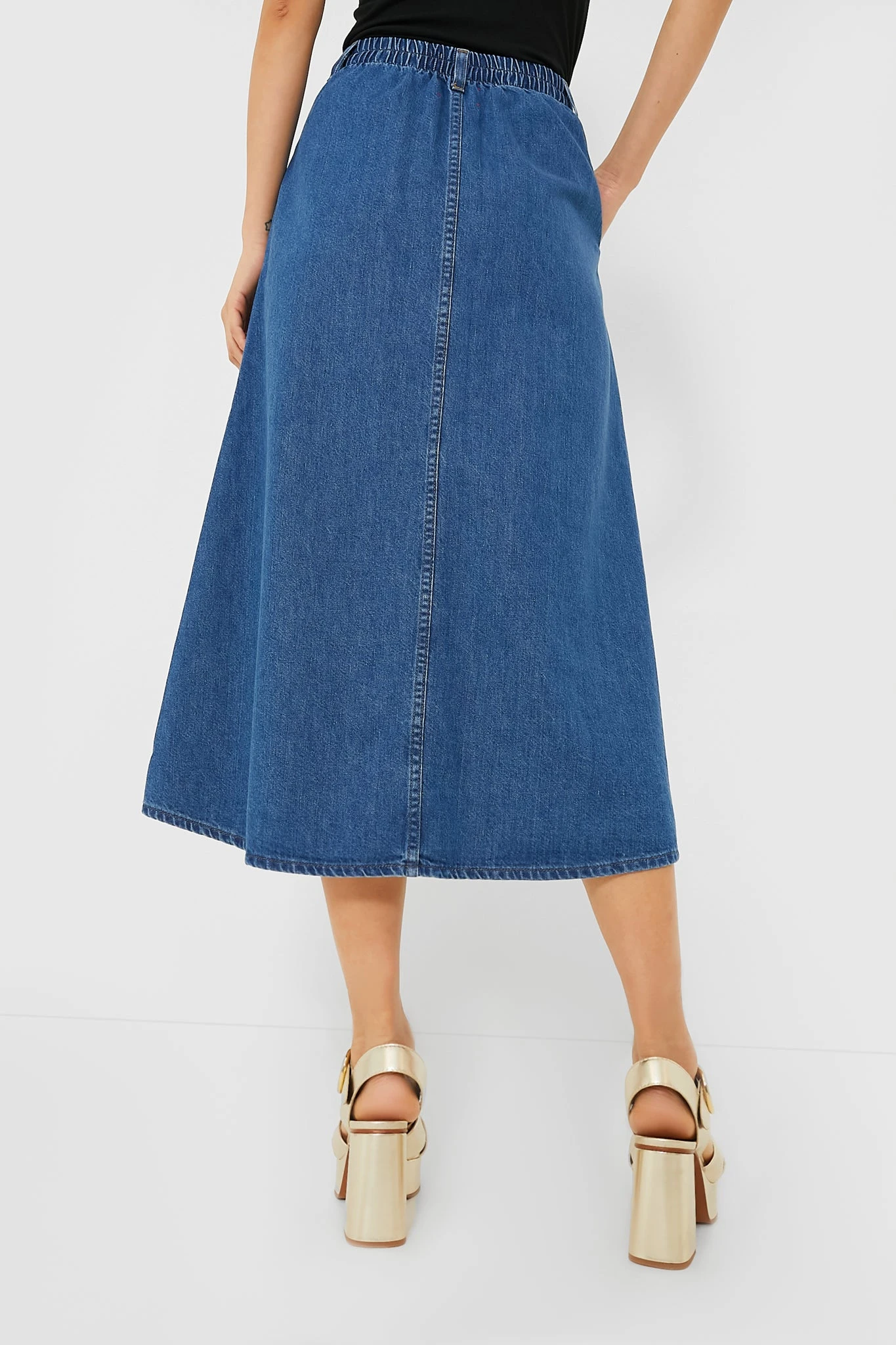 Maritime Gerri Denim Skirt 4 Maritime Gerri Denim Skirt - Image 4