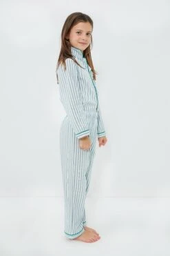 Kids Emerald Ticking Pajama Set -Outfit And Shoe Sales Store Sxmmk506VfE3GnLpydJk6hlFp00Ge3Nc 1