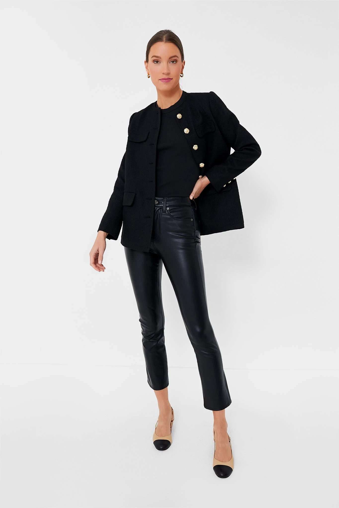 Black Tweed Jennings Jacket 6 Black Tweed Jennings Jacket - Image 6