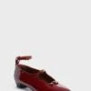 Lipstick Red Patent Leather La Bambola Heels