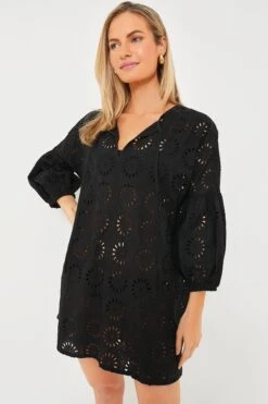 Noir Eyelet Cleo Mini Coverup -Outfit And Shoe Sales Store TjTeUJdQlwOASlcP03fmyLZ5a7iBVHfM 1