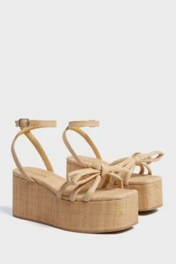 Loeffler Randall Natural Raffia Hudson Platform Sandals -Outfit And Shoe Sales Store TpzDjNSPMq0SVlMLDguXNKHZ7GR1omL5 1