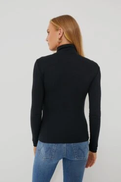 Vineyard Vines Jet Black Heritage Rib Turtleneck -Outfit And Shoe Sales Store TsTVEq9oqArpJGwKOy7Wje7N4GKG0HRV 1