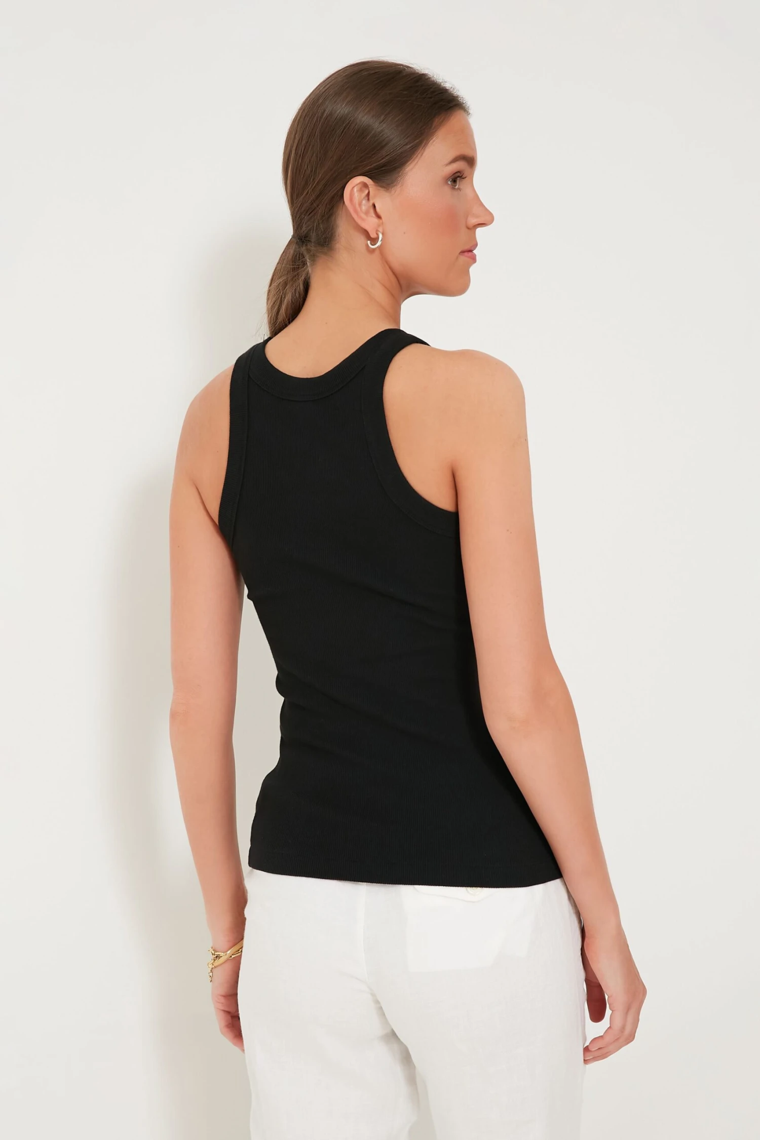 Black Everyday Ribbed Tank 4 Black Everyday Ribbed Tank - Image 4