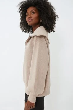 Varley Taupe Marl Vine Half Zip 8 Varley Taupe Marl Vine Half Zip -Outfit And Shoe Sales Store U1cpCvtVKmX2ZM21SRabCJpnV8IHhd9v 1