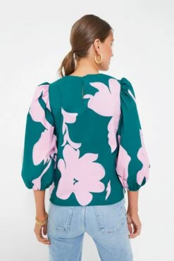 Pink & Green Penelope Puff Sleeve Top 11 Pink & Green Penelope Puff Sleeve Top -Outfit And Shoe Sales Store UBFgDwTWBbs7JWQq0vQQYx1yehGyN2yX 1
