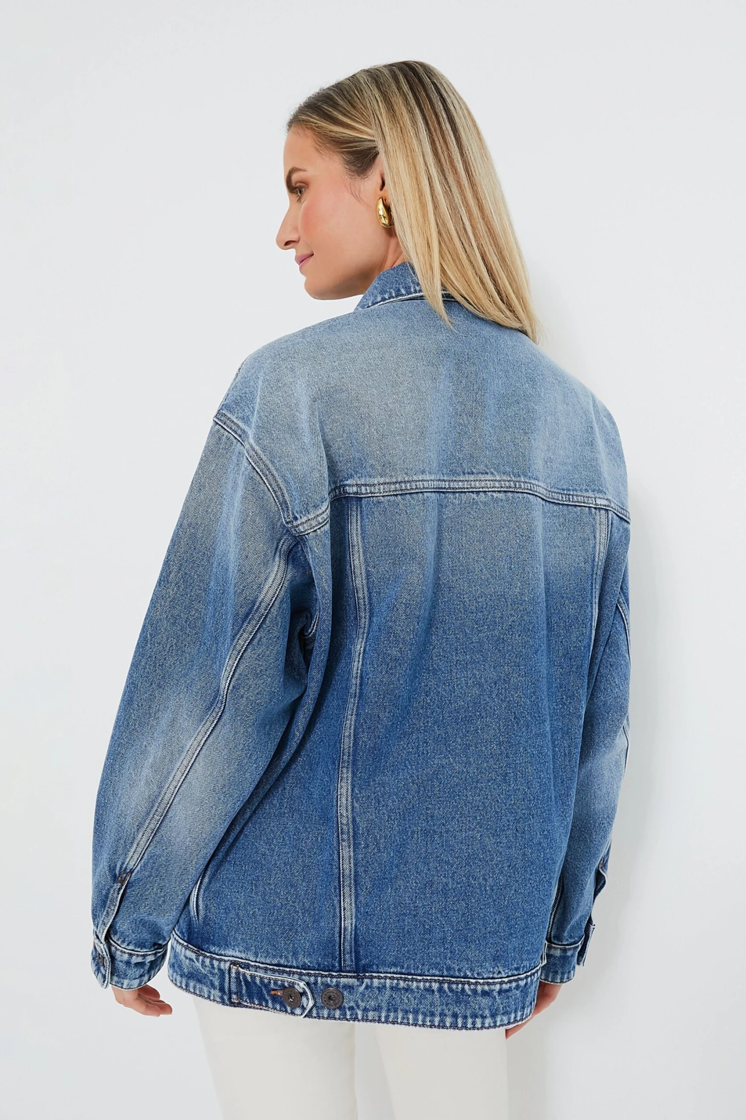 Weekend Max Mara Navy Light Pio Denim Jacket 4 Weekend Max Mara Navy Light Pio Denim Jacket - Image 4