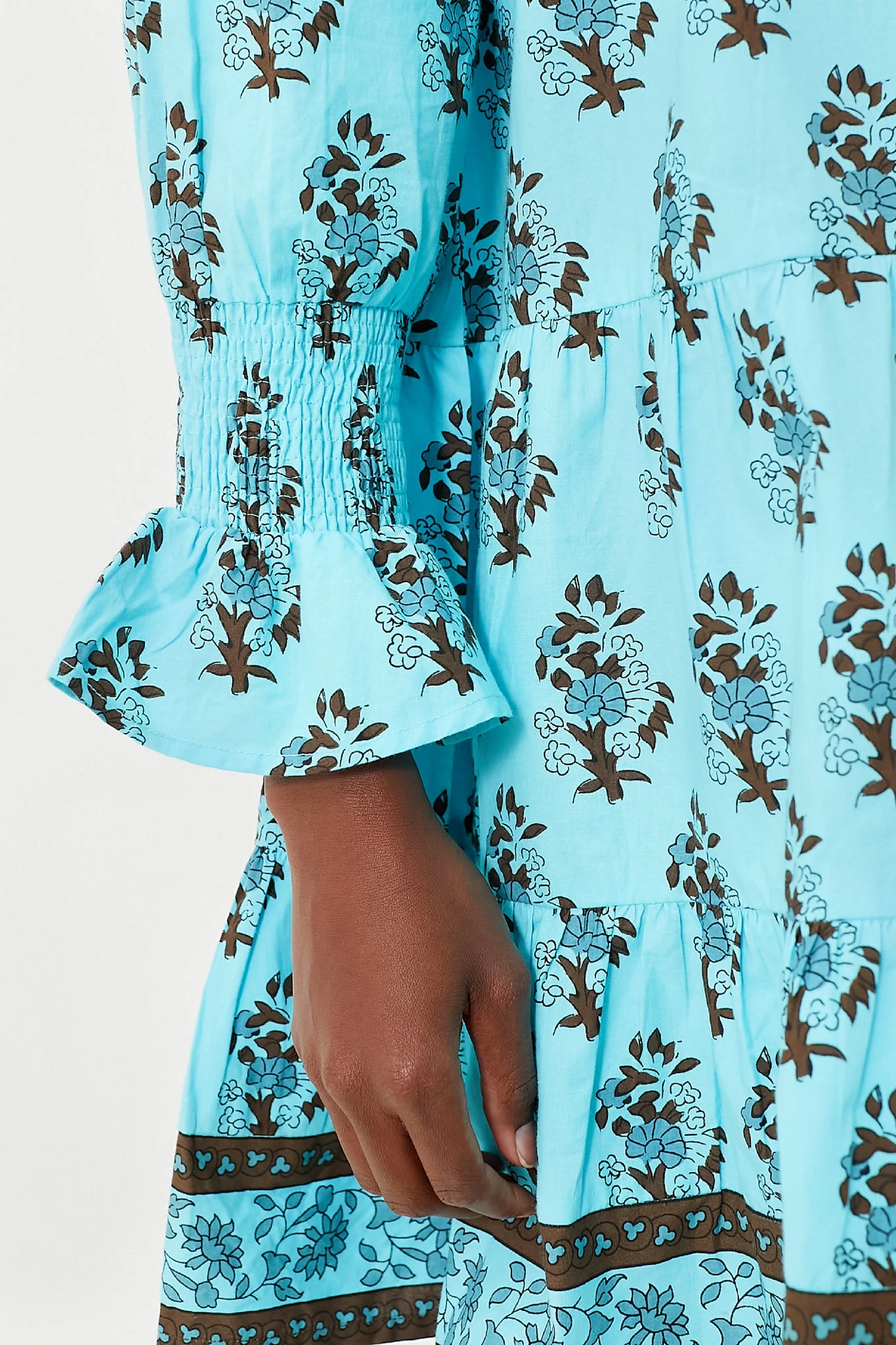 Tropical Turquoise Bouquet Kenzo Coverup 5 Tropical Turquoise Bouquet Kenzo Coverup - Image 5