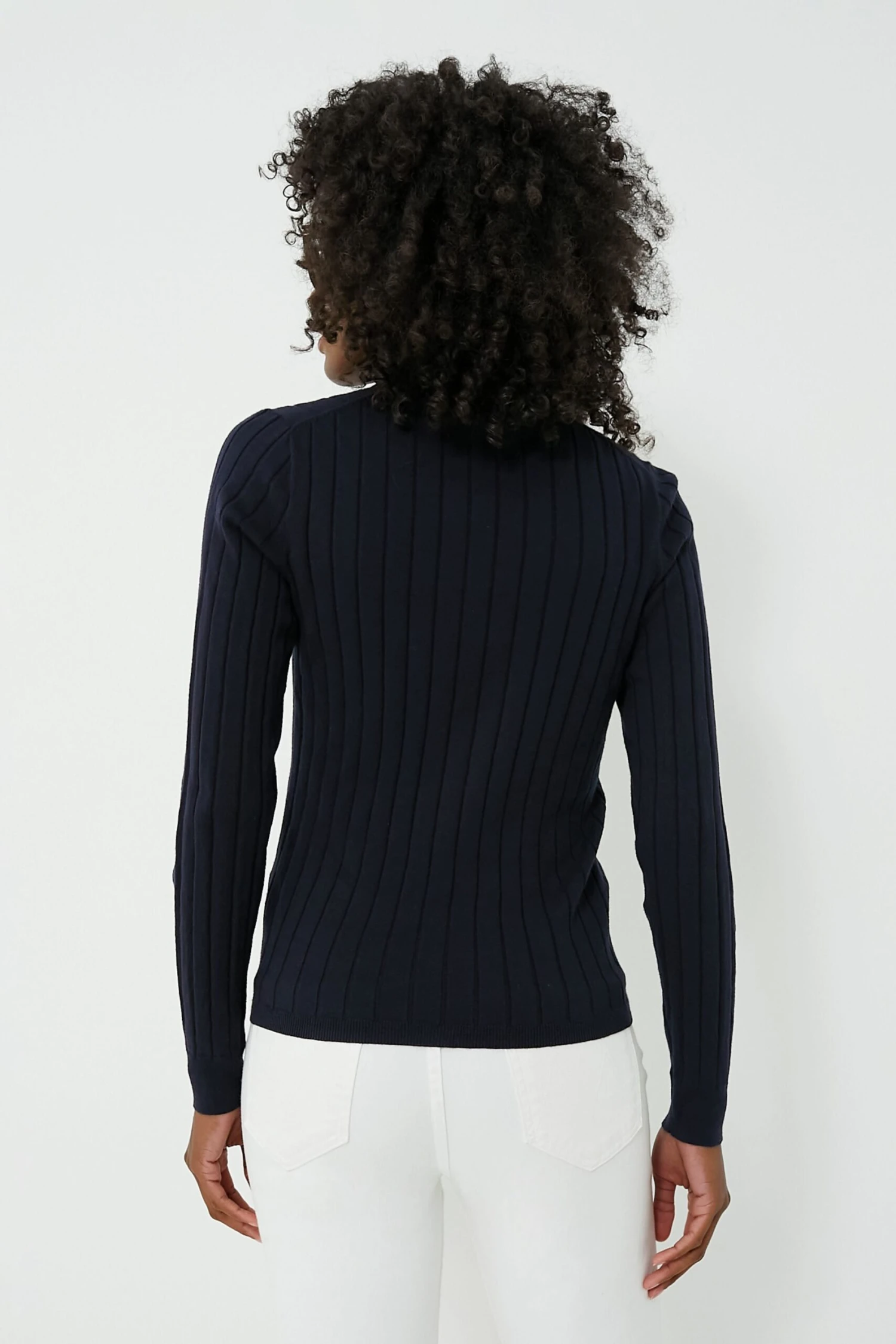 Navy Amanda Polo 4 Navy Amanda Polo - Image 4