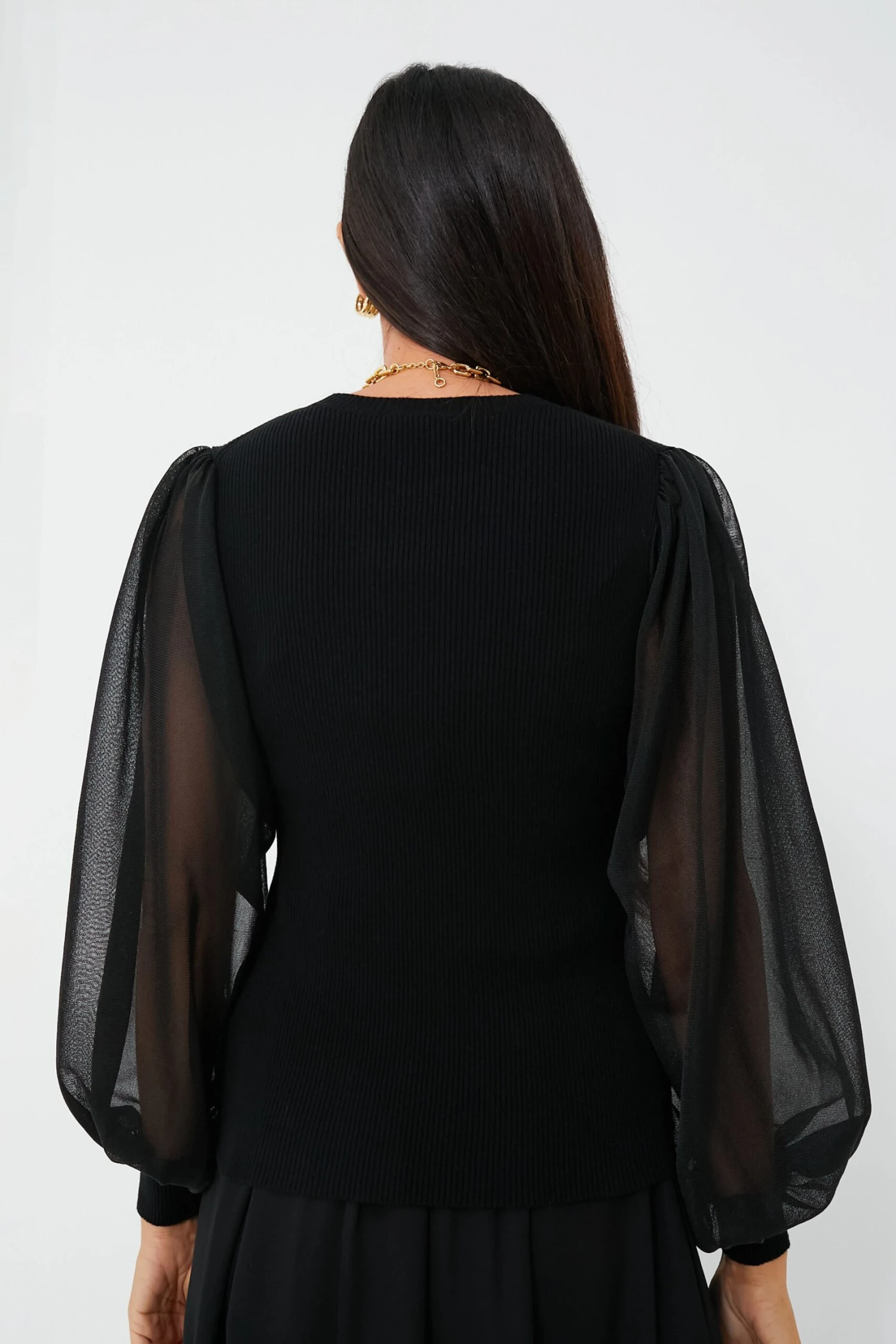 ULLA JOHNSON Noir Sabrina Pullover 4 ULLA JOHNSON Noir Sabrina Pullover - Image 4