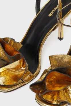 Gold Cracked Metallic Leather Penelope Sandals -Outfit And Shoe Sales Store UbCw5vg5X1fDakVE8KHEkd9FF21KGvN9 1