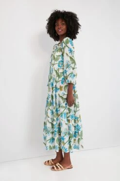 Sea Glass Chintz Long Sleeve Salty Paloma Caftan -Outfit And Shoe Sales Store UeelHtUqlnHGXbmy1jzZEhWVUK4xNZeg 1