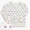 Jelly Bean Hearts Organic Pullover Sweatshirt