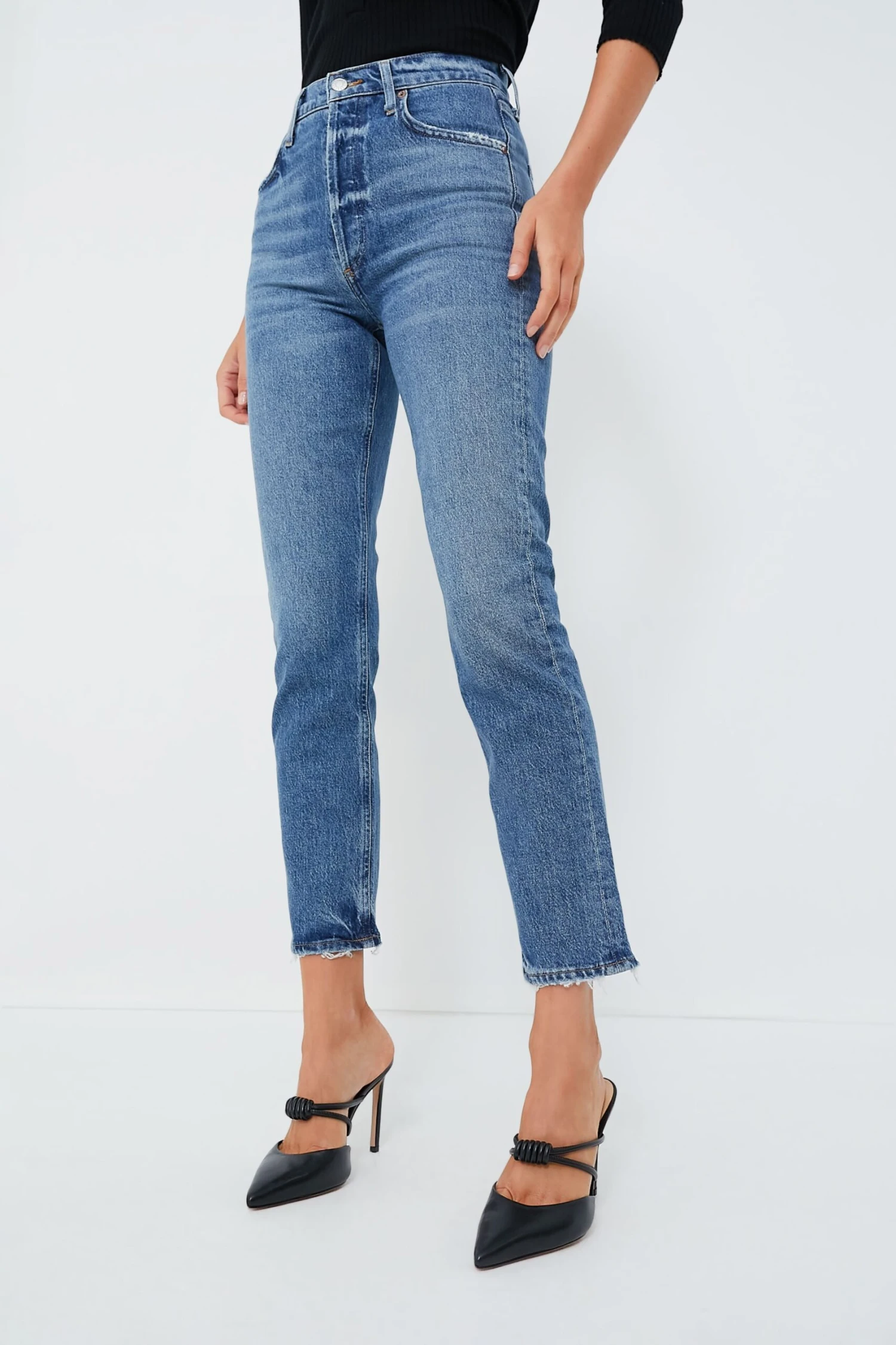 AGOLDE Moor Riley Long High Rise Straight 1 AGOLDE Moor Riley Long High Rise Straight