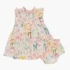Watercolor Bows Baby Girls Stevie Dress Set