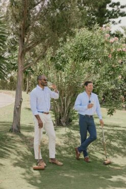 Peter Millar Cottage Blue Hanford Performance Twill Sport Shirt -Outfit And Shoe Sales Store VjsxVTM5cFtkVSkliUaGFxipgdQkgVyD 1