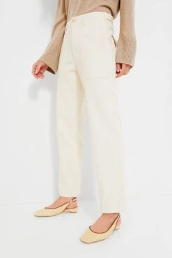 Ecru Herringbone Neil Pant -Outfit And Shoe Sales Store Vupei3mUcYKmNVRZ8UIDA3flQP62OGxj 1