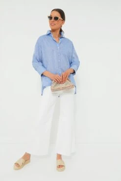 Chambray Adair Boyfriend Shirt -Outfit And Shoe Sales Store W5Ap9Mb8F8TrqBXeYbl0CfKpp1mqgSOK 1