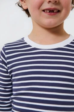 Navy Stripe Pajama Set -Outfit And Shoe Sales Store W8KbBNxIkBJpts7fN5HTO5Fp2QliyNRR 1