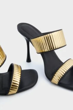 Black Gold Carter Heeled Sandals -Outfit And Shoe Sales Store W8wSQqjfsyafQ7kLuQHhGPjND9IgjYmB 1