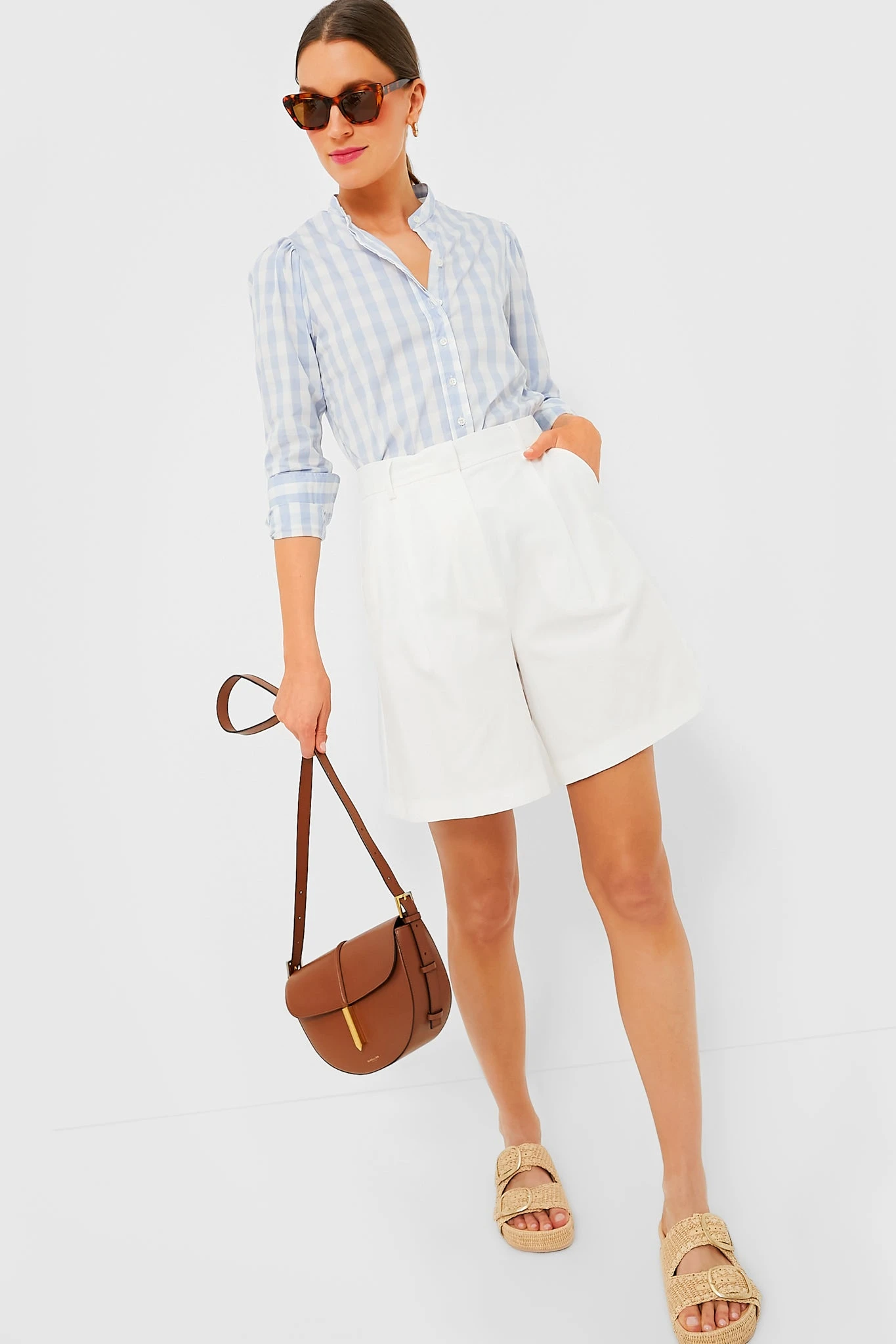 Weekend Max Mara Ivory Ecuba Shorts 2 Weekend Max Mara Ivory Ecuba Shorts - Image 2