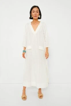 White Carolina Caftan