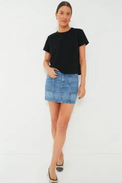 MOTHER Love Line The Lineup Swooner Mini Skirt -Outfit And Shoe Sales Store WYsyHJU0NDWpkc1Xkl6TKLE6WNXAV8Ut 1