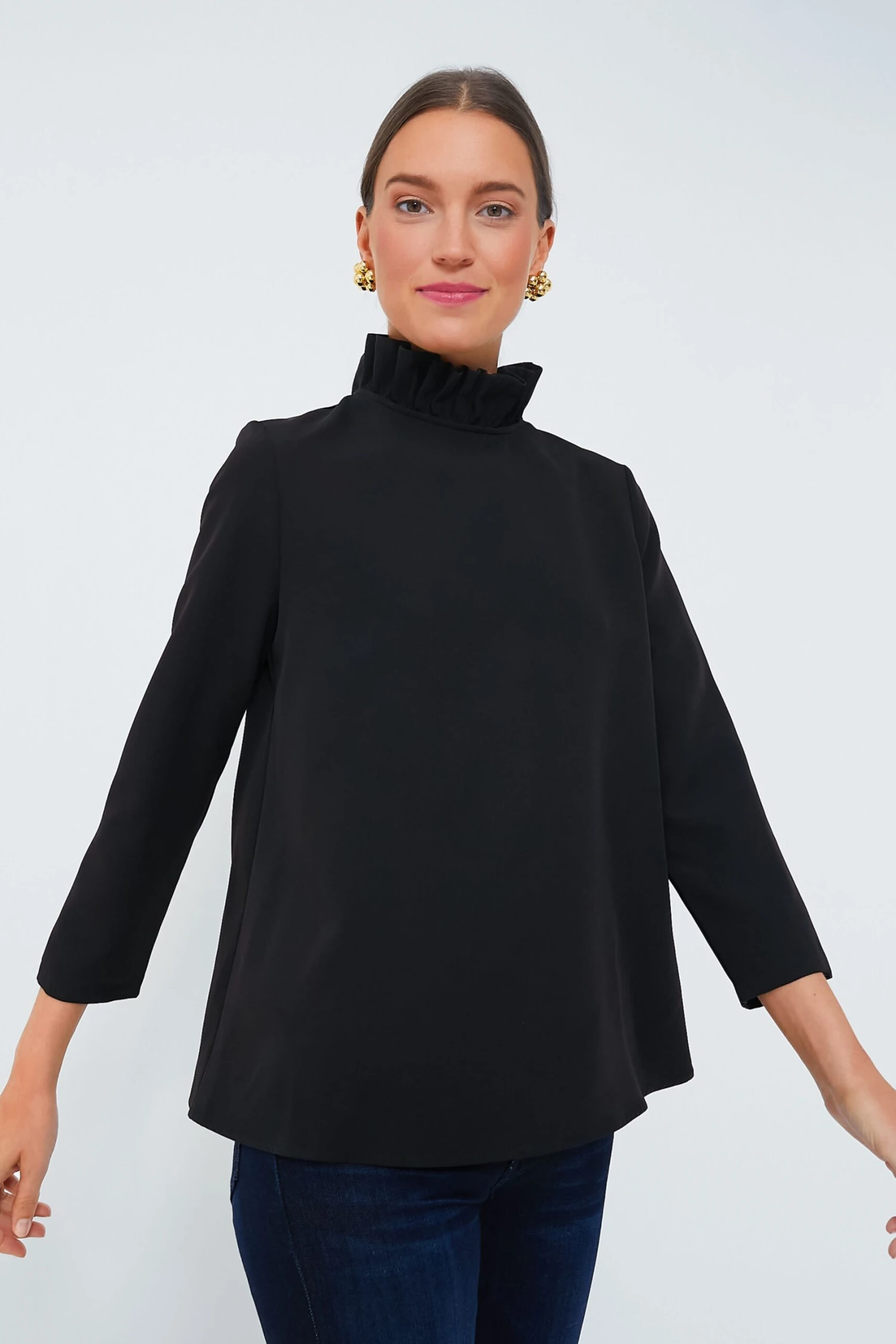 Black Faye Blouse 1 Black Faye Blouse