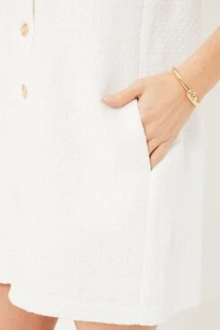White Textured Myla Romper -Outfit And Shoe Sales Store XQa4wUxh2AEPvxi2iPMN3FJdHUVAklu8 1