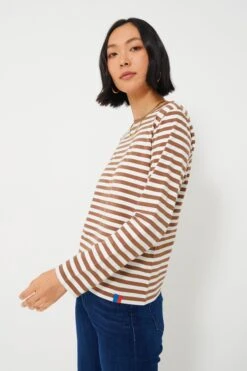 The Walnut And Cream Modern Long Tee -Outfit And Shoe Sales Store Xl55vLp7vJUSC1tgOc6927pPMQ27XALF 1