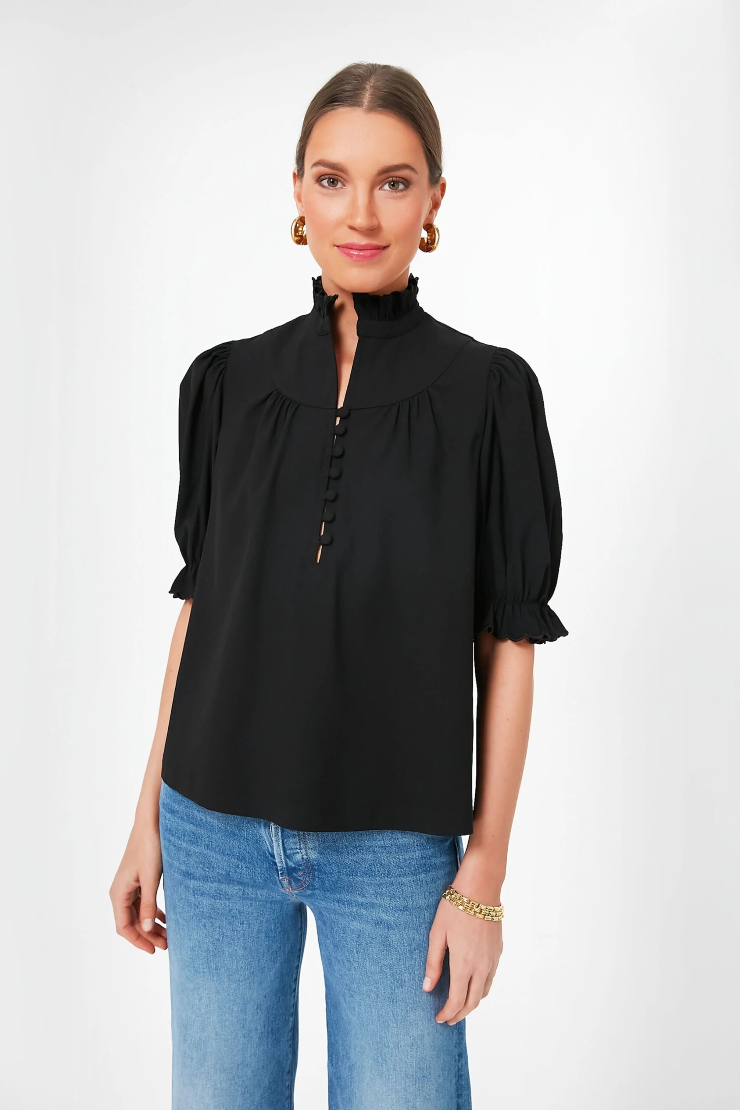 Black Selena Blouse 1 Black Selena Blouse