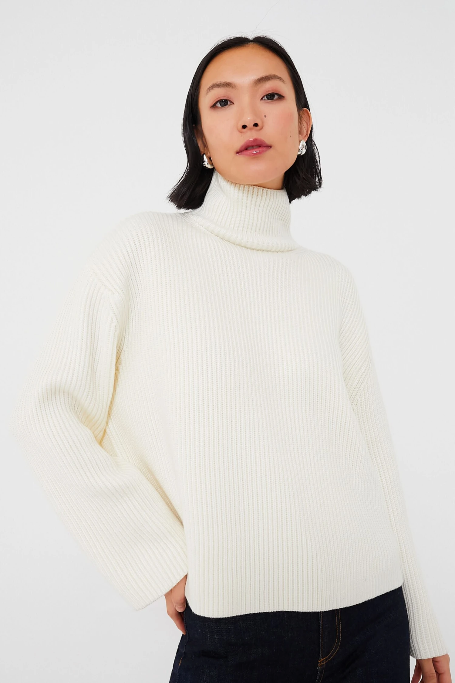 Winter White Knit Helen Sweater 1 Winter White Knit Helen Sweater