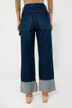 Veronica Beard Dusted Oxford Dylan High Rise Straight Leg With Cuff -Outfit And Shoe Sales Store Y37gePSezBCYzAzngAf5ZyeVCQKYmoNQ 1