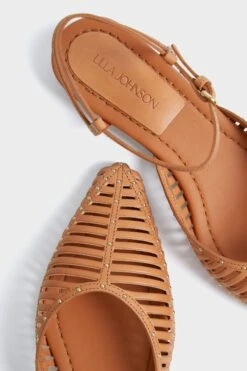 ULLA JOHNSON Rust Cage Flats -Outfit And Shoe Sales Store Y5VA6wkAbzYczFtsWGcf6rUr0GZjnf4x 1