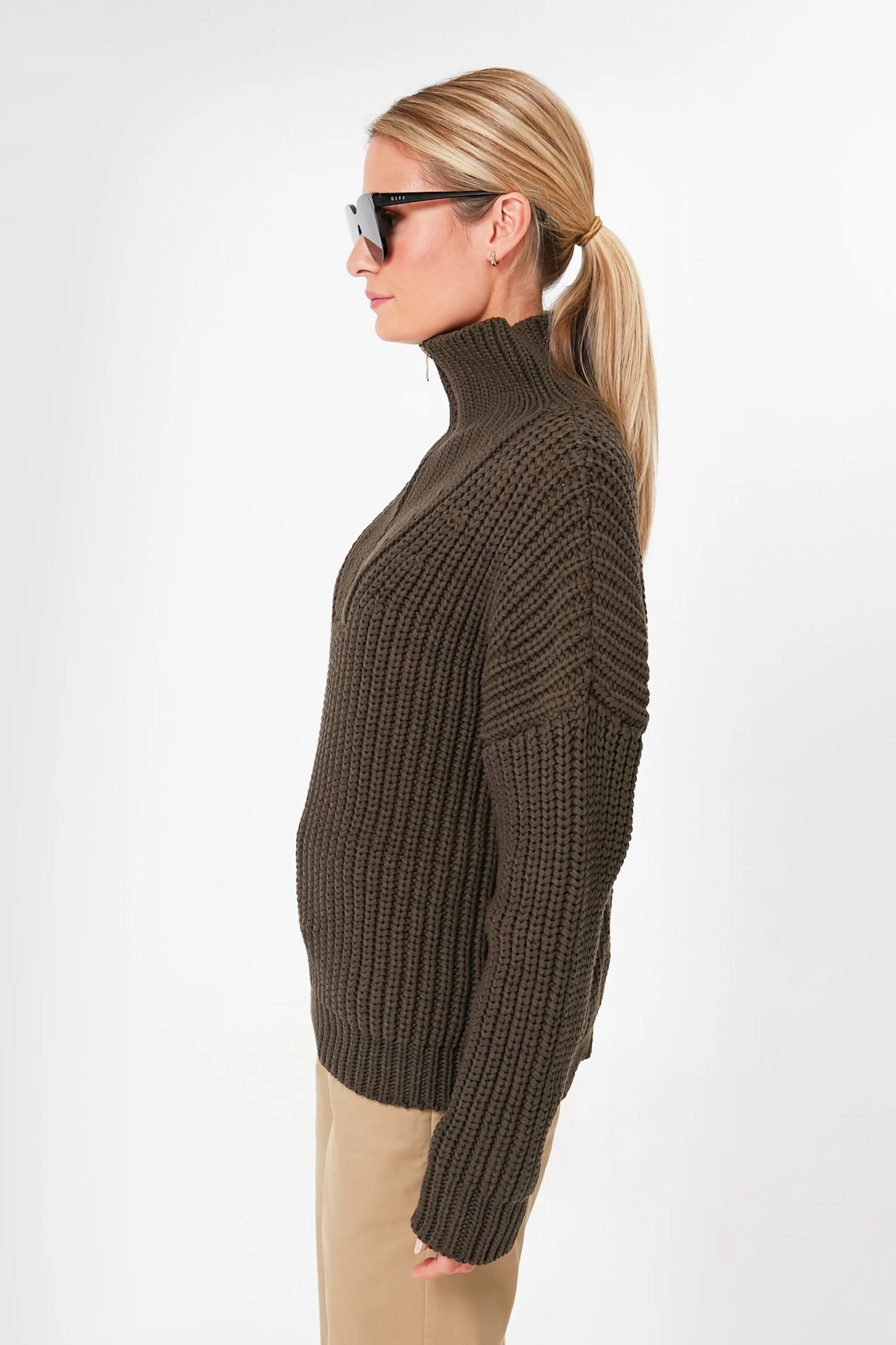 Varley Wren Natalia Half Zip Sweater 3 Varley Wren Natalia Half Zip Sweater - Image 3